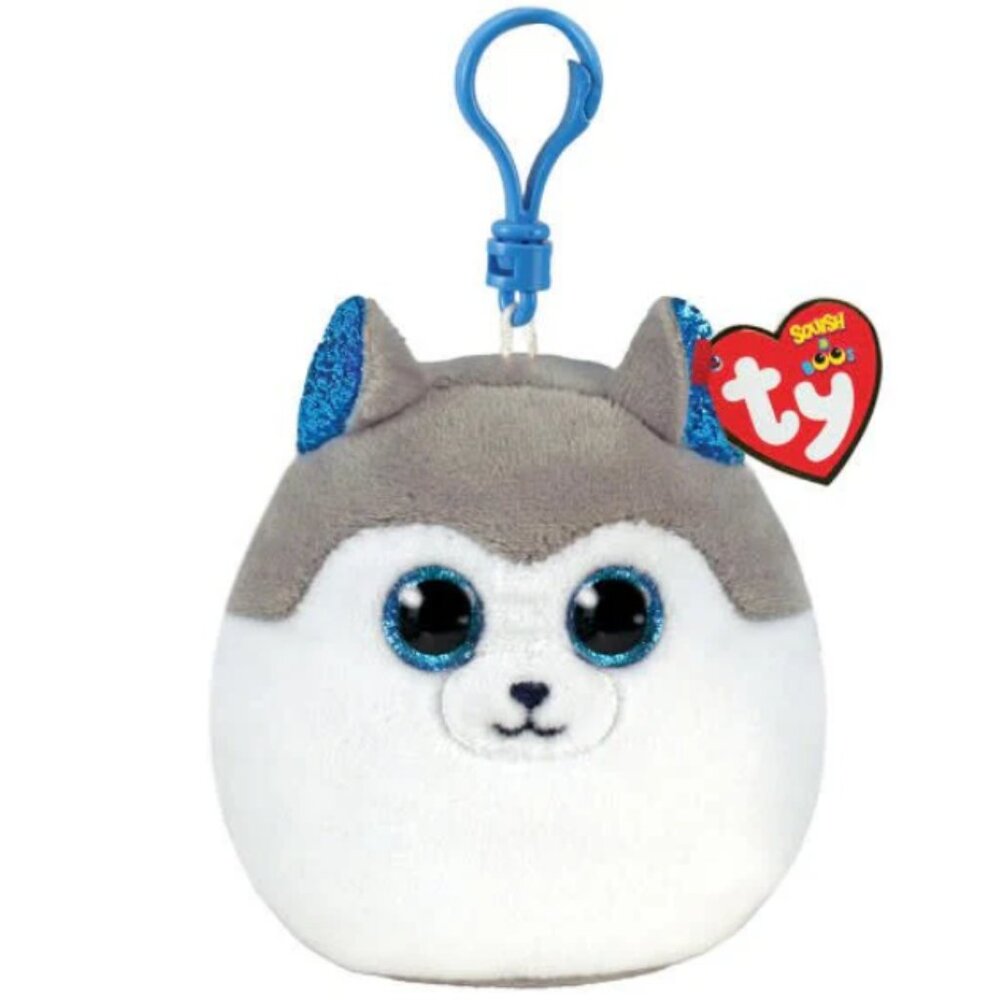 TY Mini‎ Beanie Squish-A-Boos | Slush the Husky | 2022 | NWT
